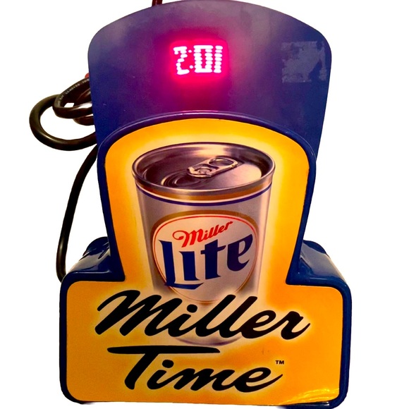 Wall Decor Vintage Working Miller Lite Clock Poshmark